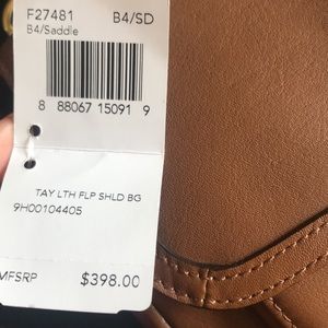 Brand New ! Coach Tay Leather Flip Shield Bag